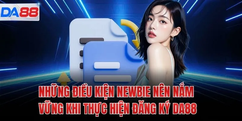 Những điều kiện newbie nên nắm vững khi thực hiện đăng ký DA88