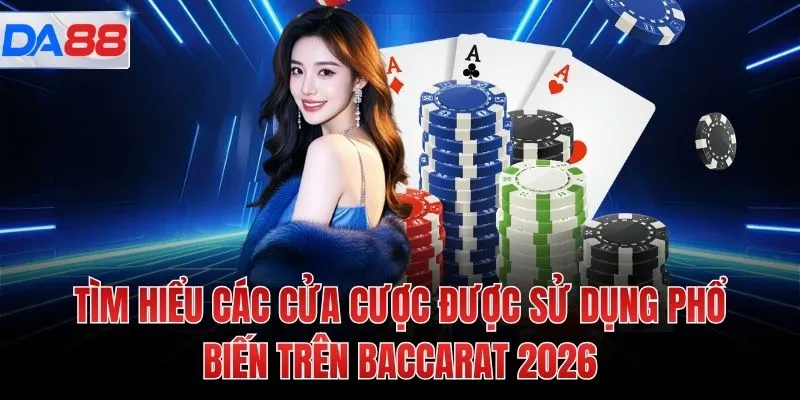 Tìm hiểu các cửa cược được sử dụng phổ biến trên Baccarat 2026
